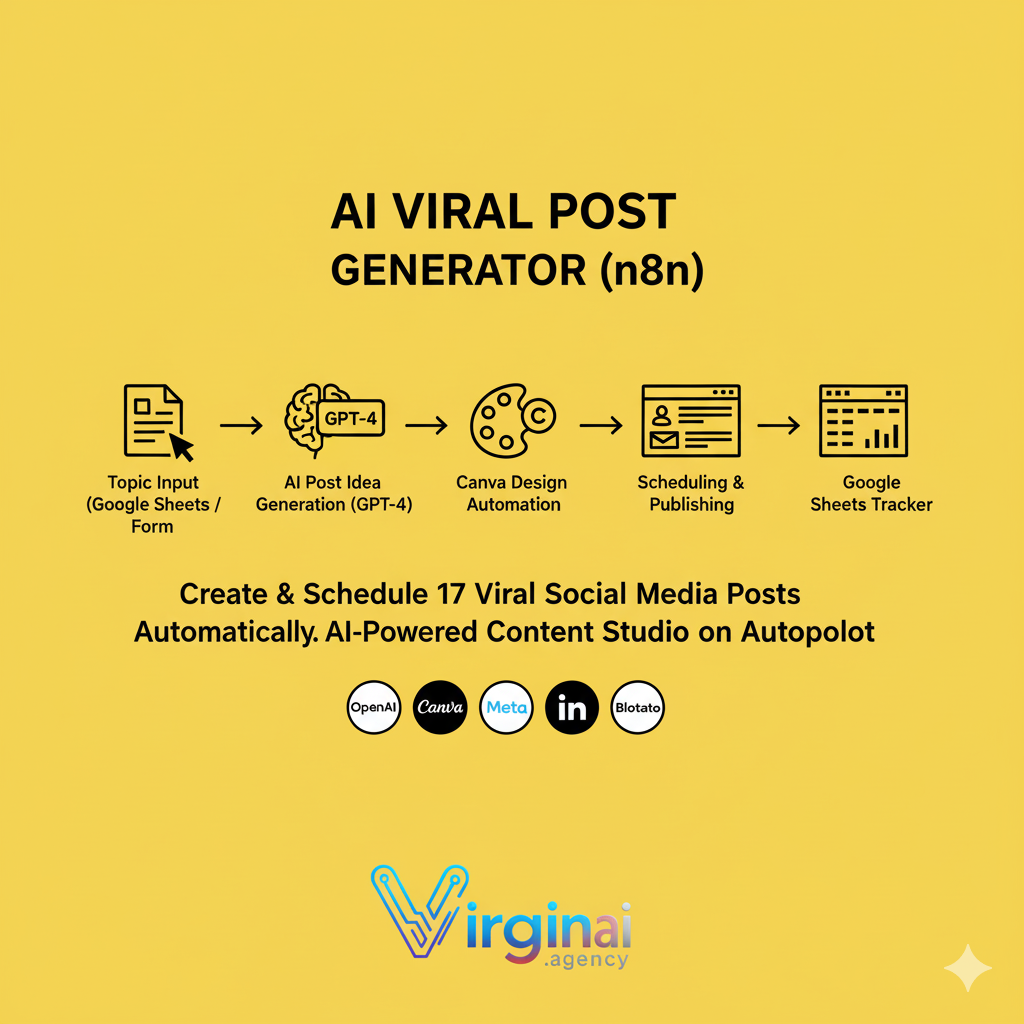 AI Viral Post Generator (n8n)