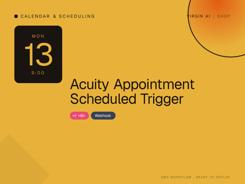Acuity Appointment Scheduled Trigger