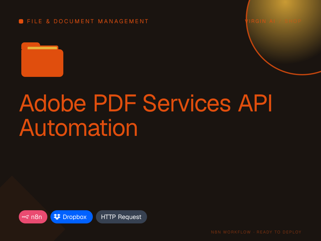 Adobe PDF Services API Automation