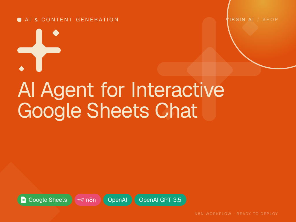 AI Agent for Interactive Google Sheets Chat