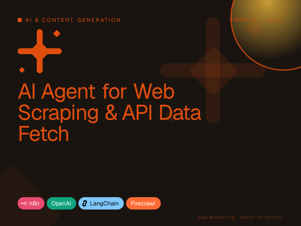 AI Agent for Web Scraping & API Data Fetch