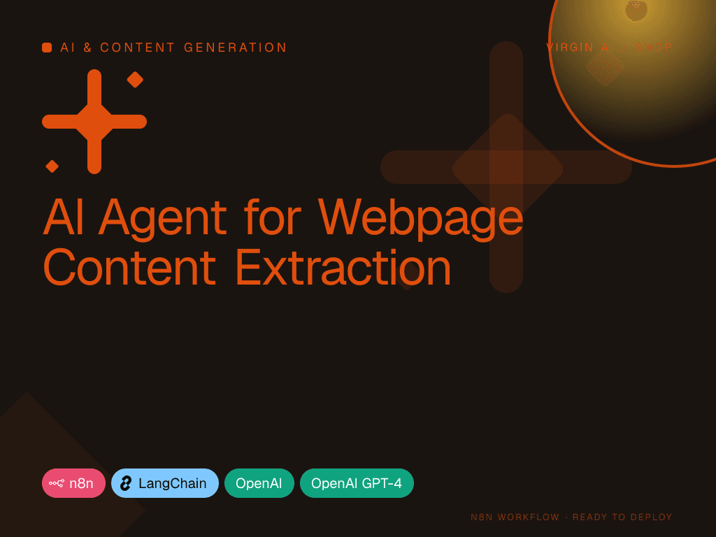 AI Agent for Webpage Content Extraction