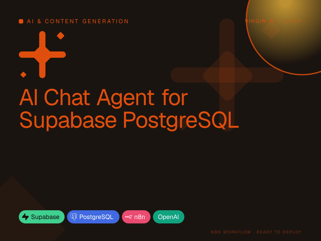AI Chat Agent for Supabase PostgreSQL