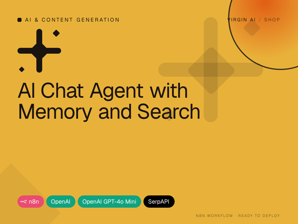 AI Chat Agent with Memory and Search
