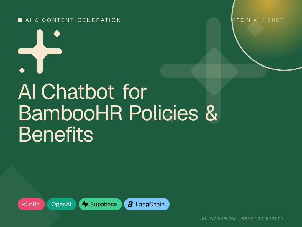 AI Chatbot for BambooHR Policies & Benefits