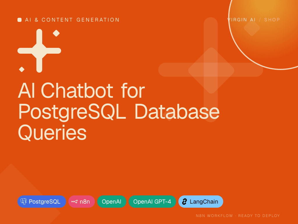 AI Chatbot for PostgreSQL Database Queries