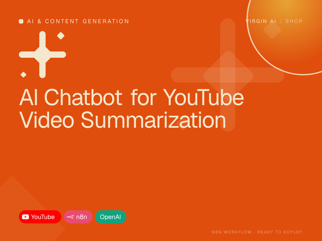 AI Chatbot for YouTube Video Summarization