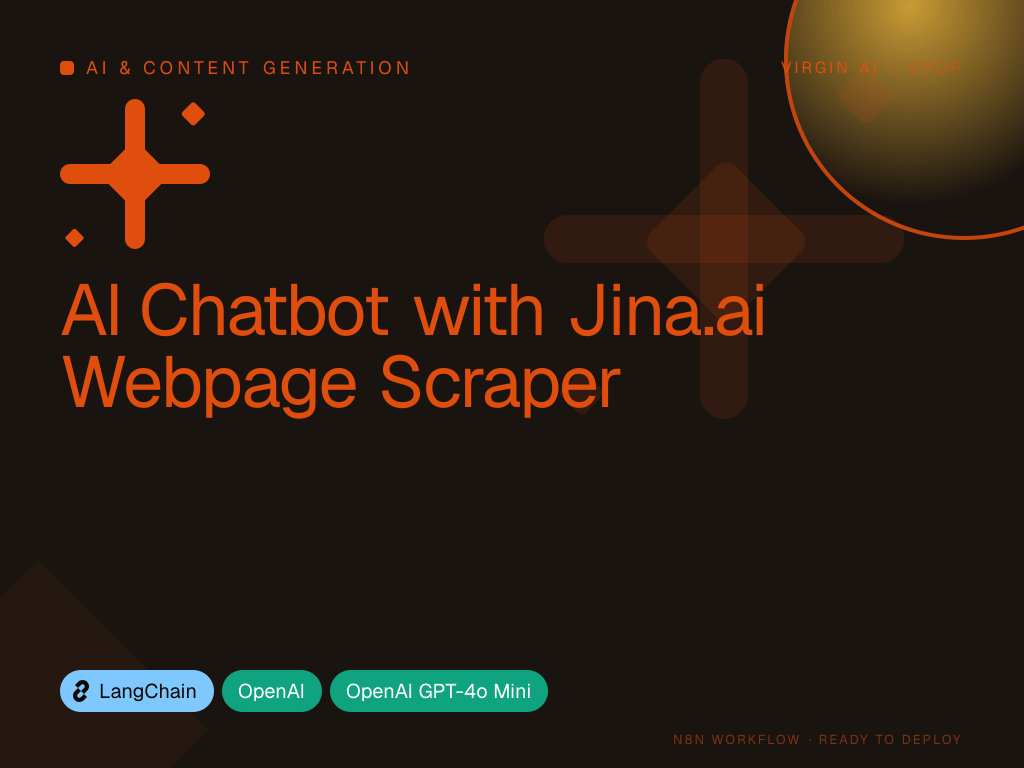 AI Chatbot with Jina.ai Webpage Scraper