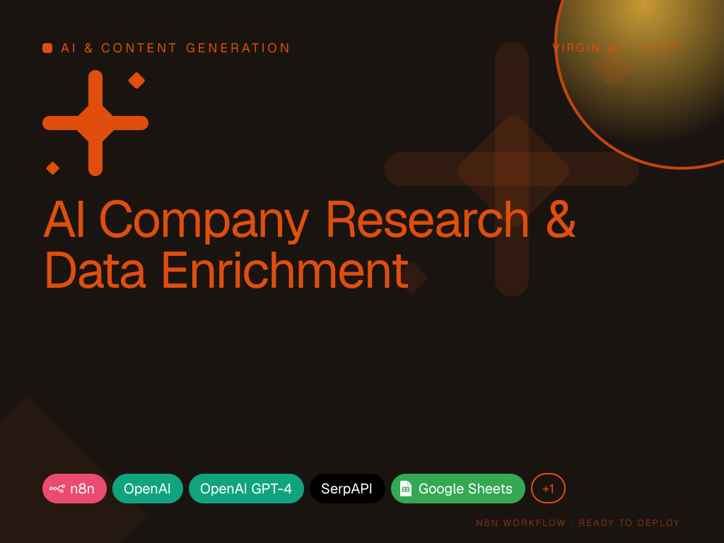 AI Company Research & Data Enrichment