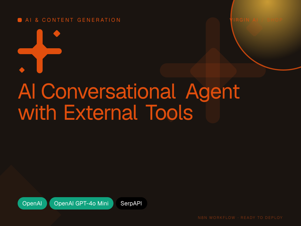 AI Conversational Agent with External Tools