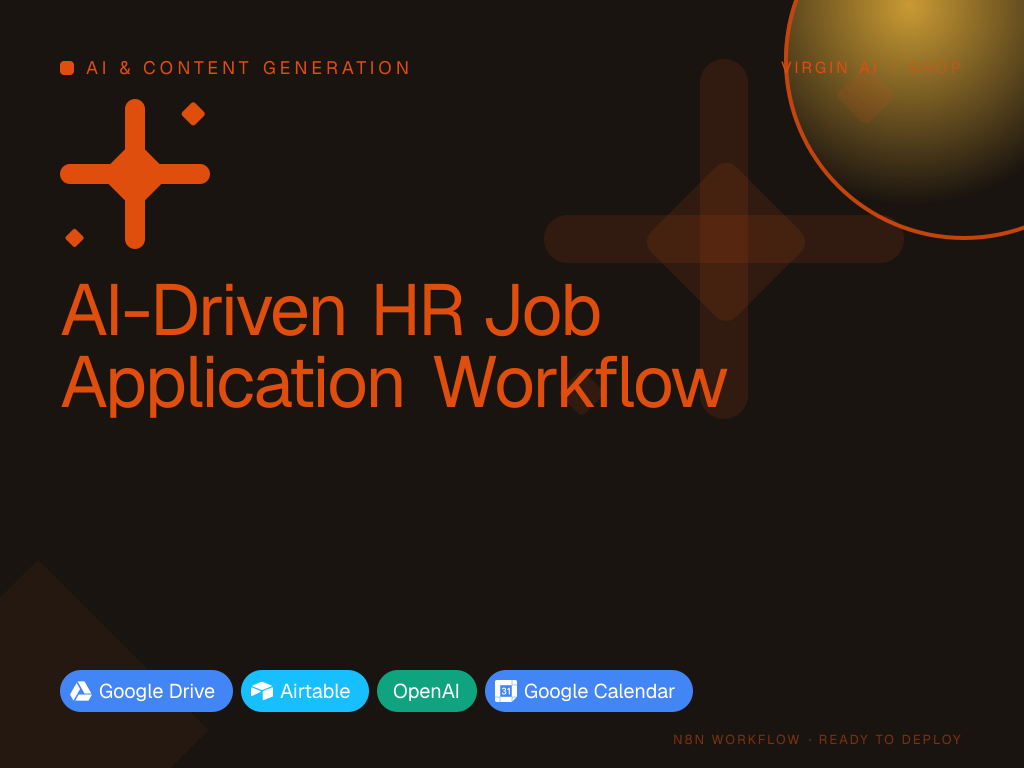 AI-Driven HR Job Application Workflow