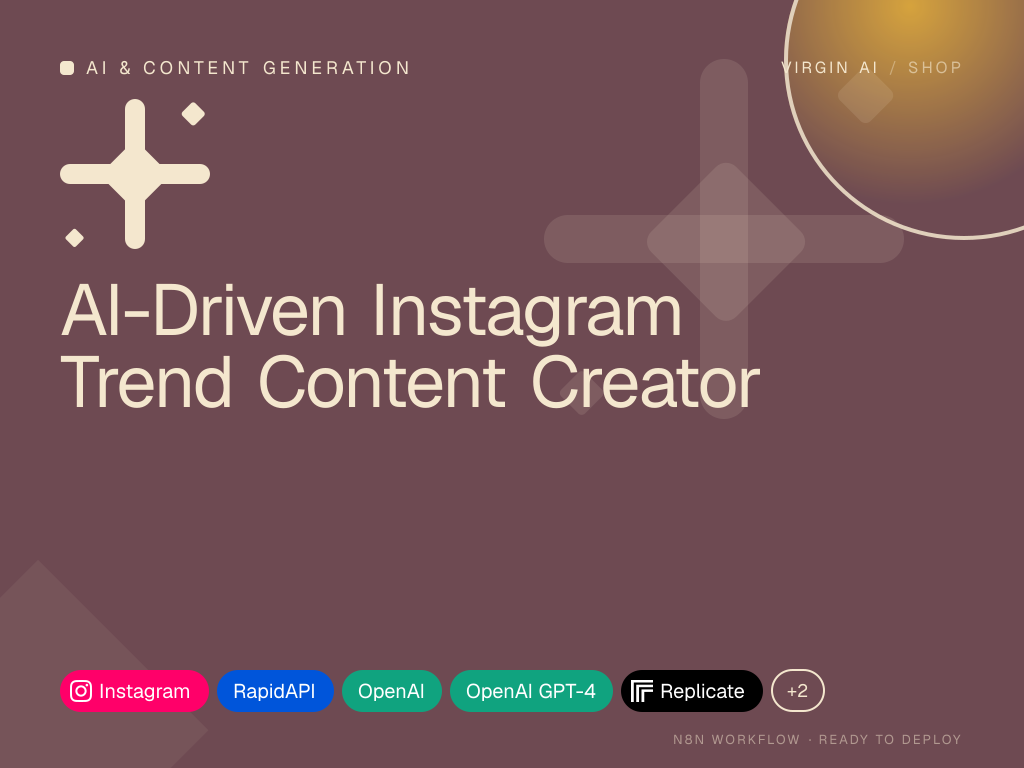 AI-Driven Instagram Trend Content Creator
