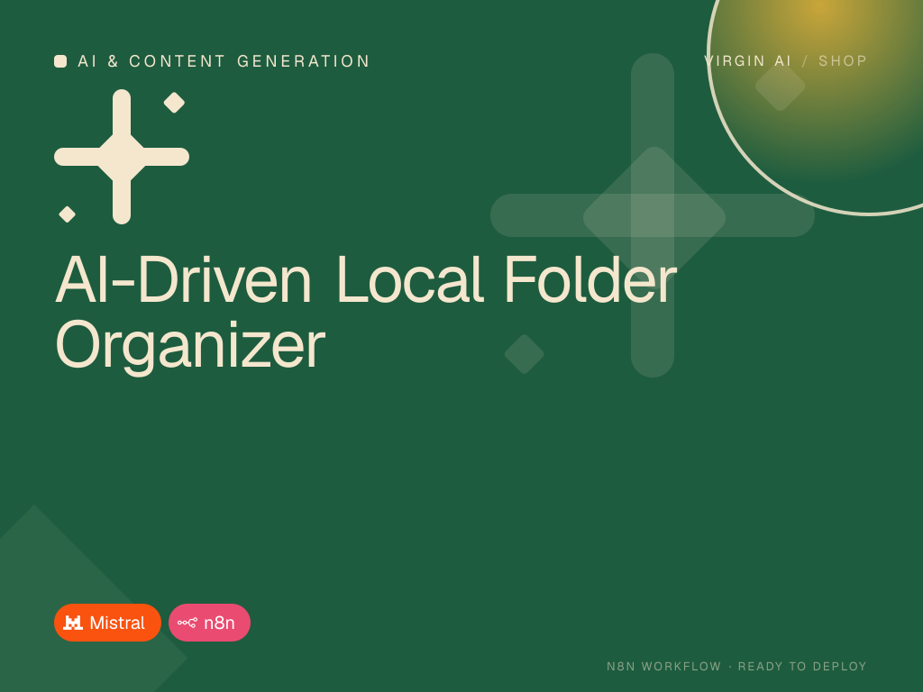 AI-Driven Local Folder Organizer