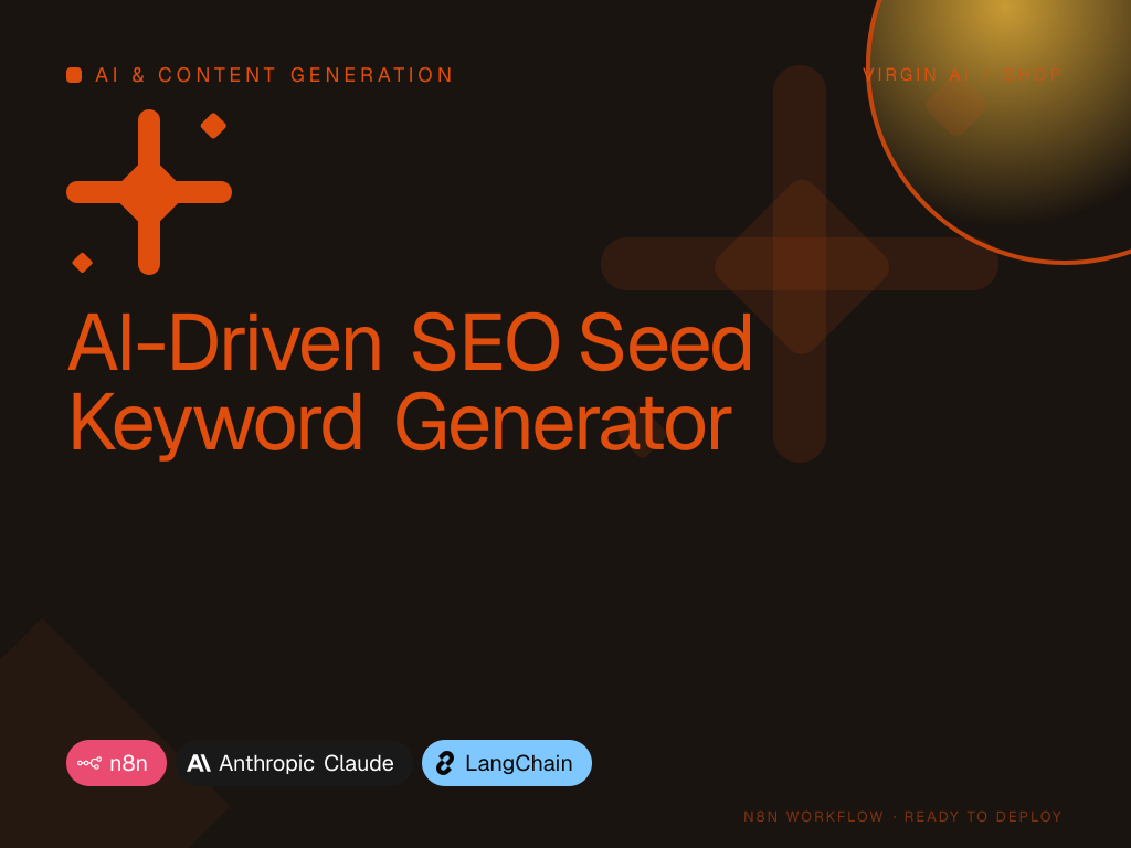 AI-Driven SEO Seed Keyword Generator