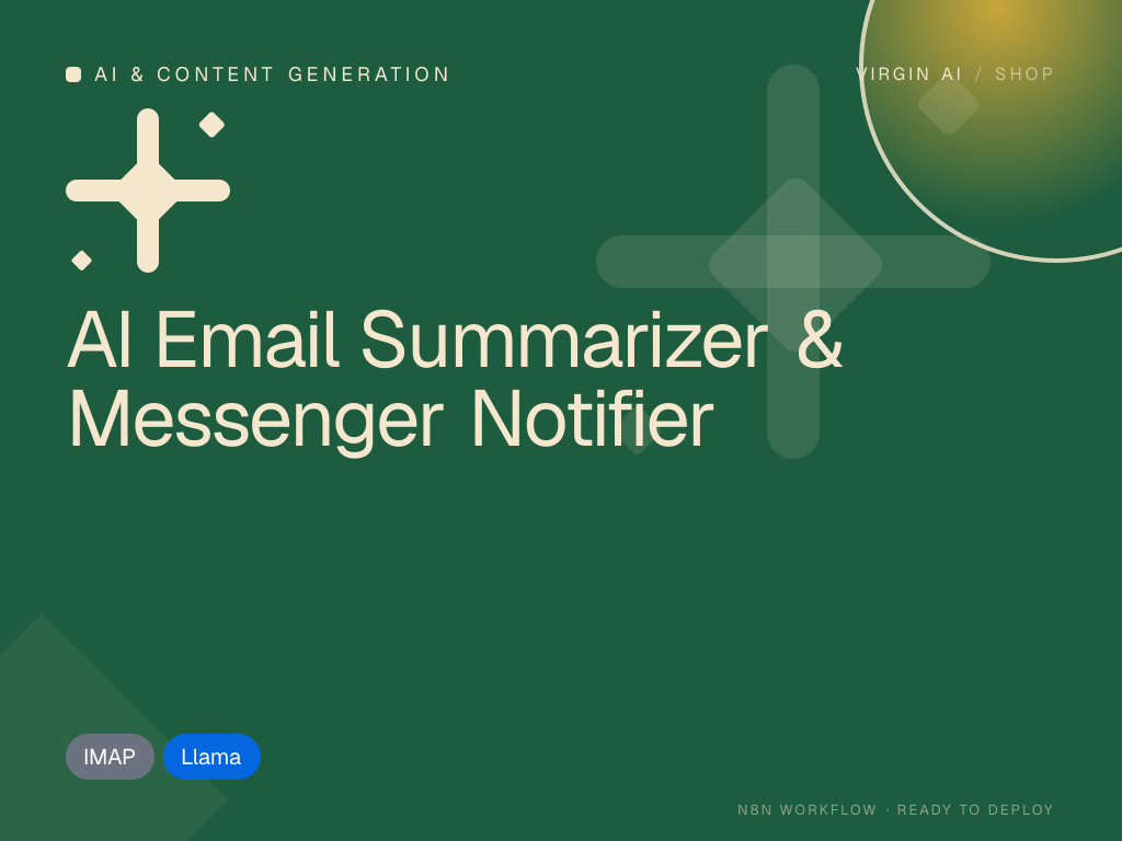 AI Email Summarizer & Messenger Notifier