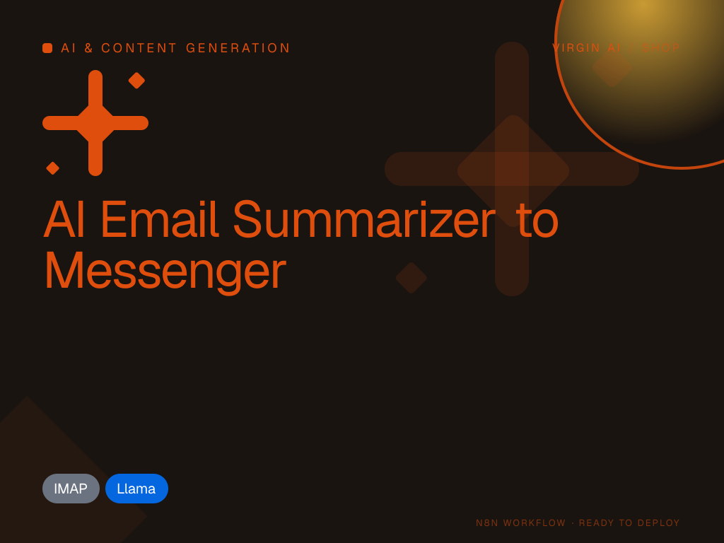 AI Email Summarizer to Messenger