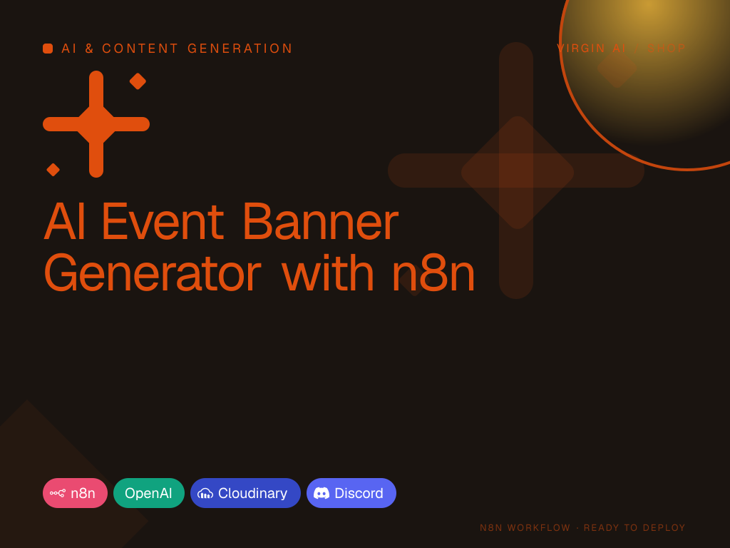 AI Event Banner Generator with n8n