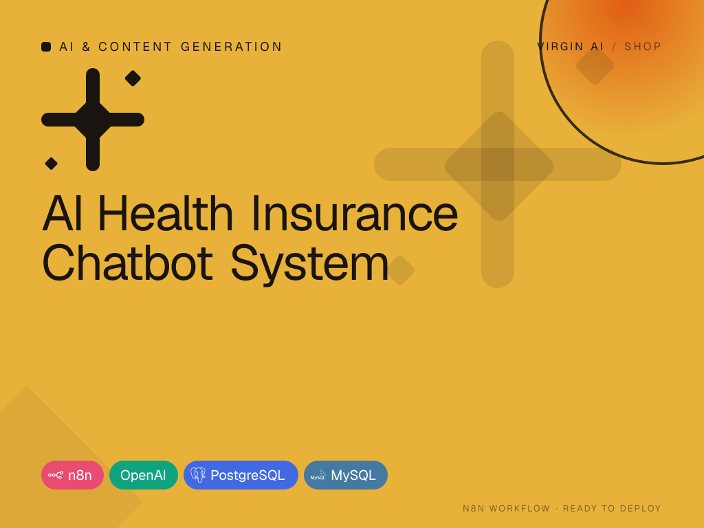 AI Health Insurance Chatbot System