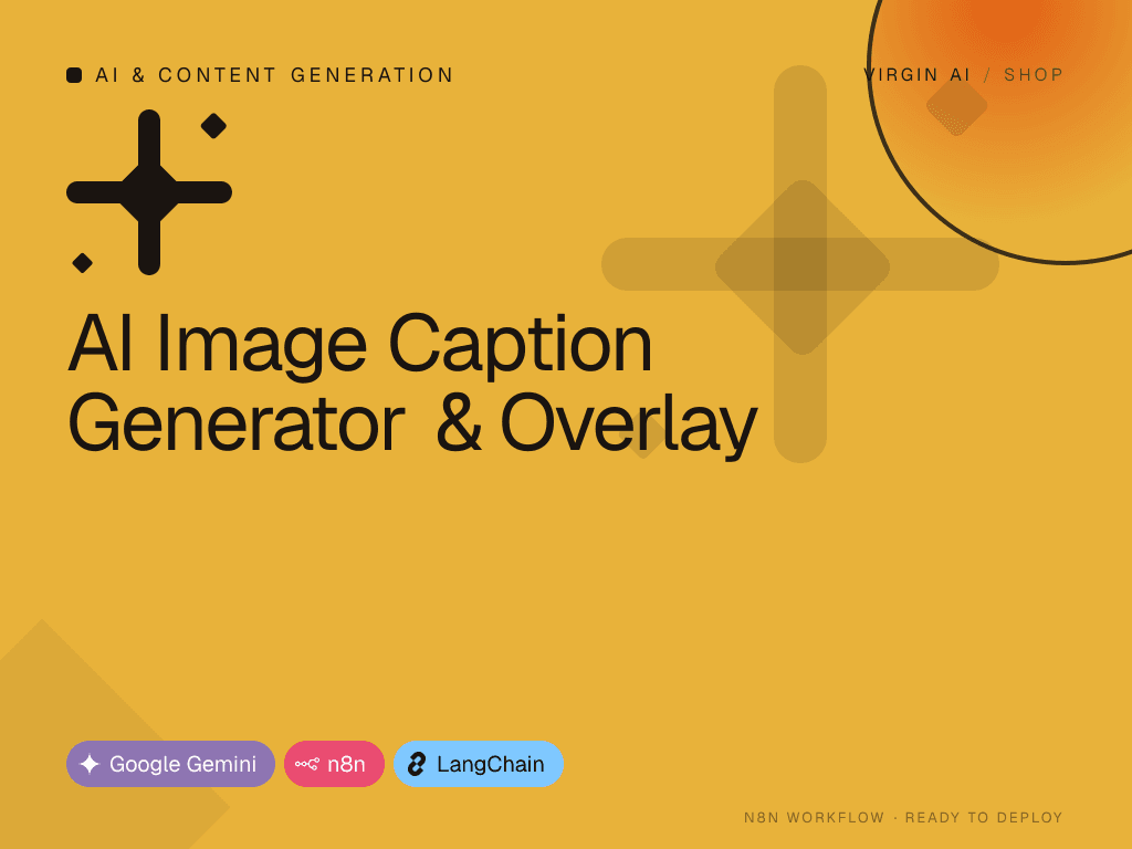 AI Image Caption Generator & Overlay