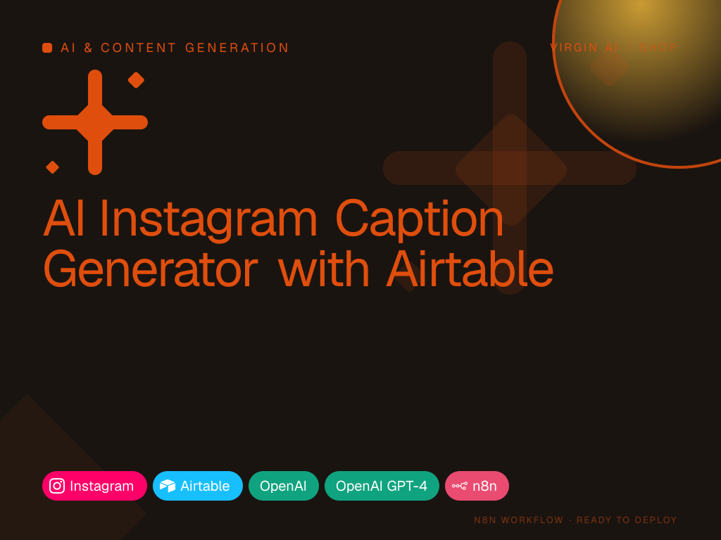 AI Instagram Caption Generator with Airtable