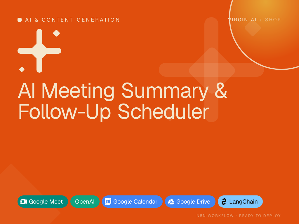 AI Meeting Summary & Follow-Up Scheduler