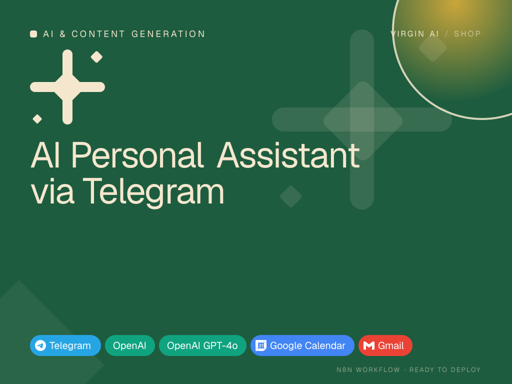 AI Personal Assistant via Telegram