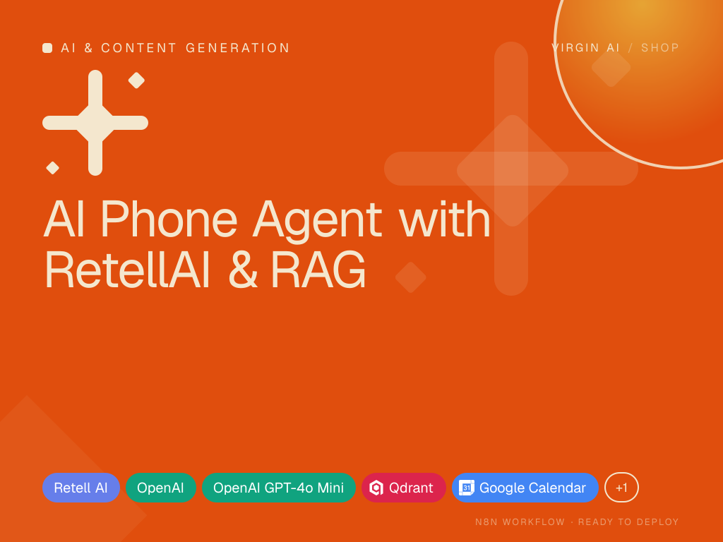 AI Phone Agent with RetellAI & RAG