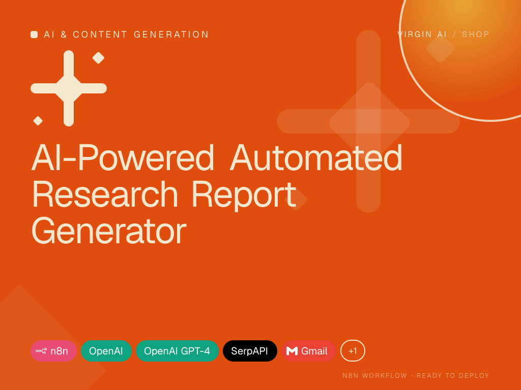 AI-Powered Automated Research Report Generator