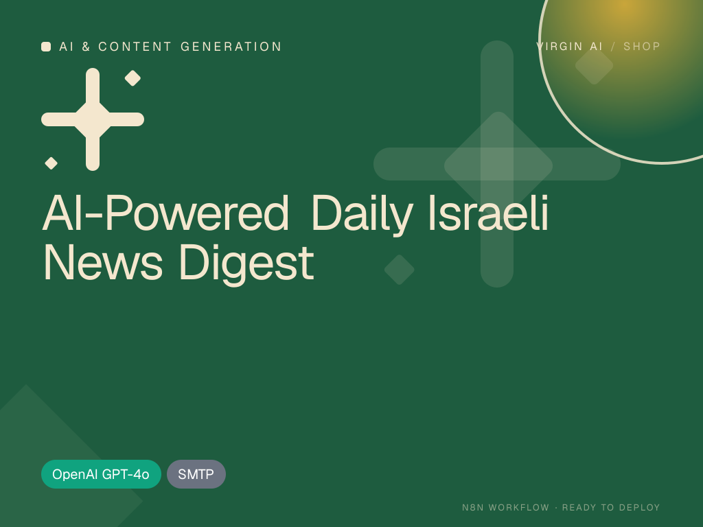 AI-Powered Daily Israeli News Digest