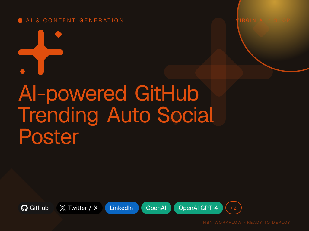 AI-powered GitHub Trending Auto Social Poster