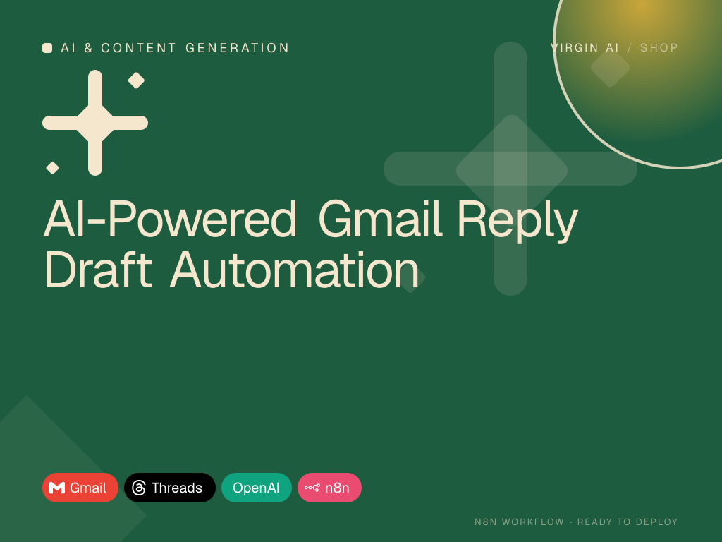 AI-Powered Gmail Reply Draft Automation