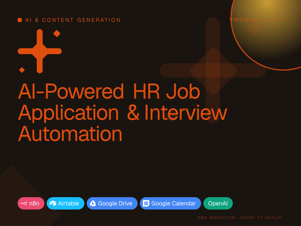 AI-Powered HR Job Application & Interview Automation