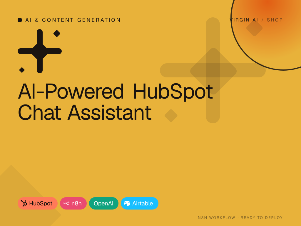 AI-Powered HubSpot Chat Assistant