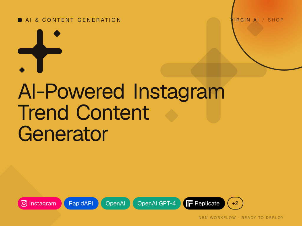 AI-Powered Instagram Trend Content Generator