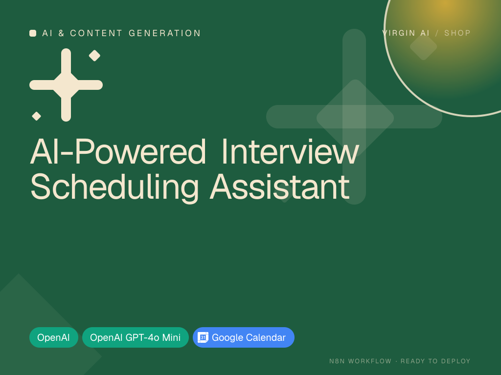 AI-Powered Interview Scheduling Assistant