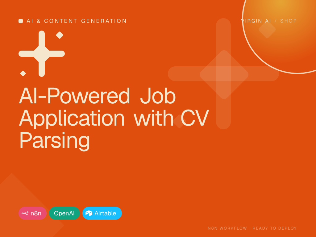 AI-Powered Job Application with CV Parsing