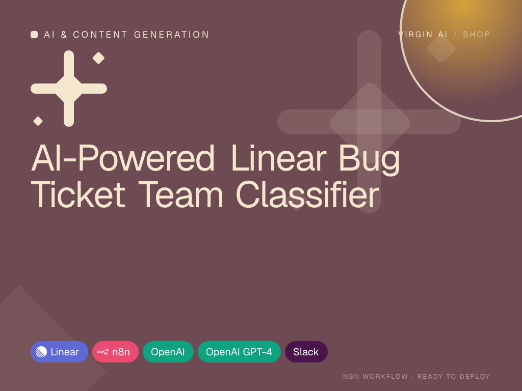 AI-Powered Linear Bug Ticket Team Classifier