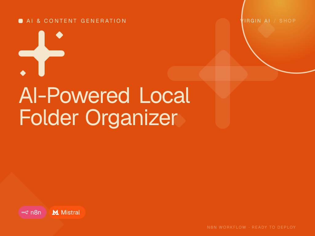 AI-Powered Local Folder Organizer