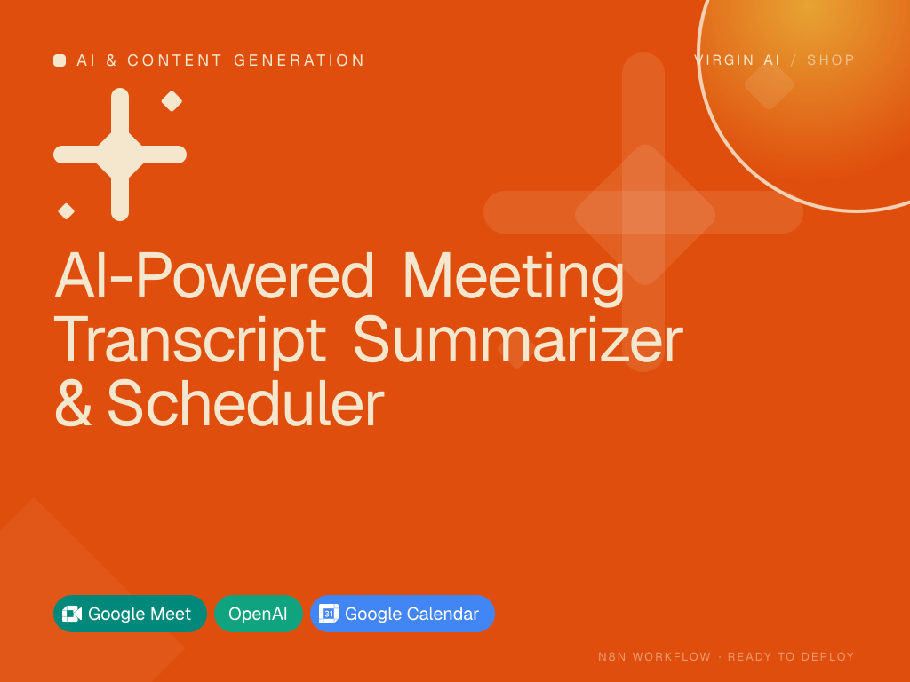AI-Powered Meeting Transcript Summarizer & Scheduler