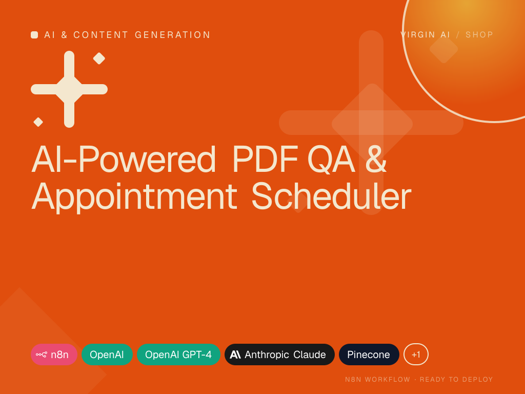 AI-Powered PDF QA & Appointment Scheduler
