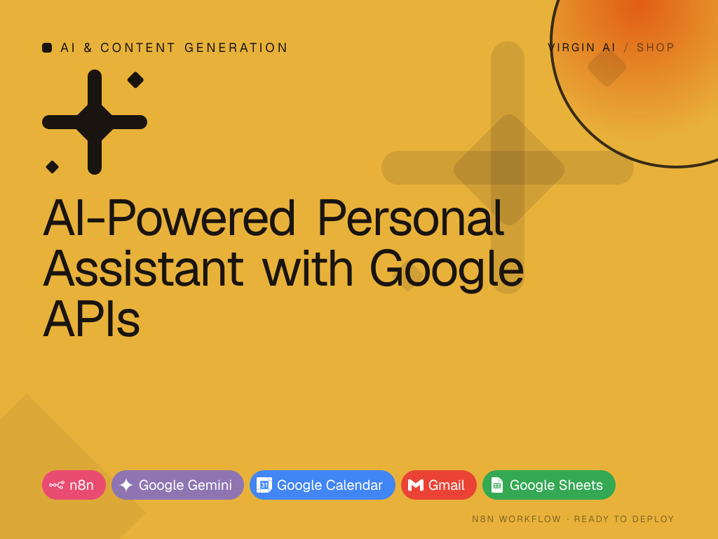AI-Powered Personal Assistant with Google APIs