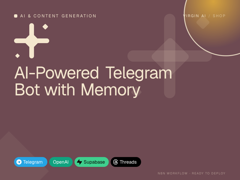 AI-Powered Telegram Bot with Memory