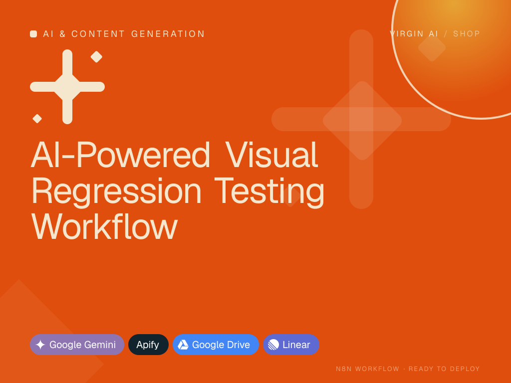 AI-Powered Visual Regression Testing Workflow