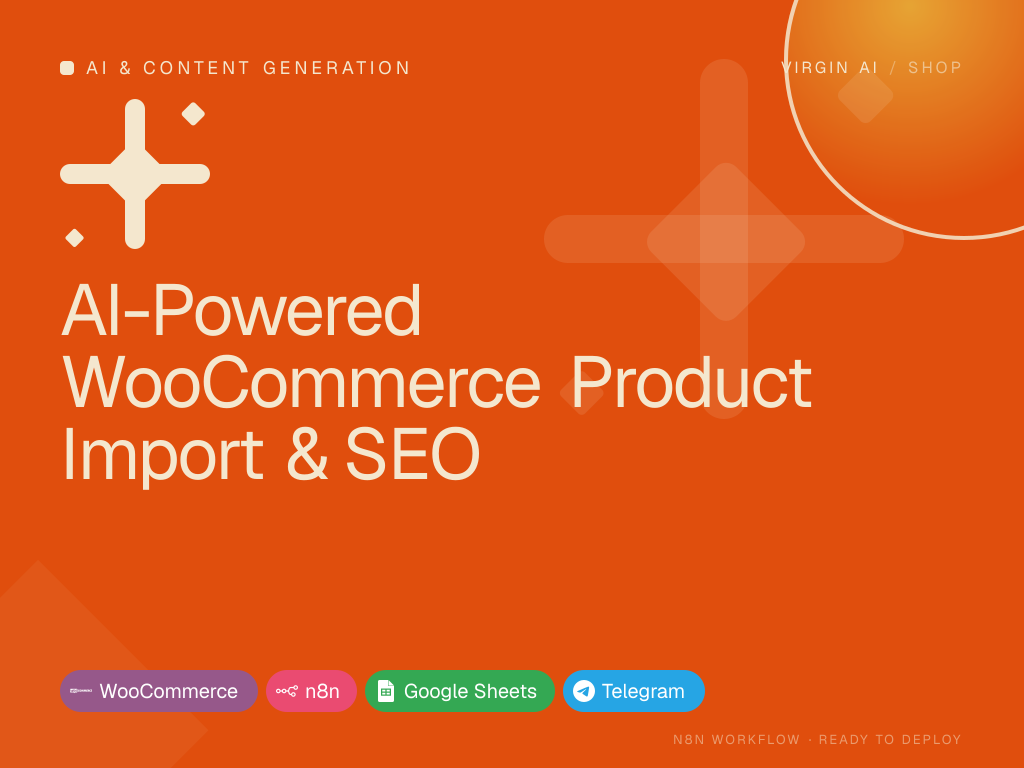 AI-Powered WooCommerce Product Import & SEO