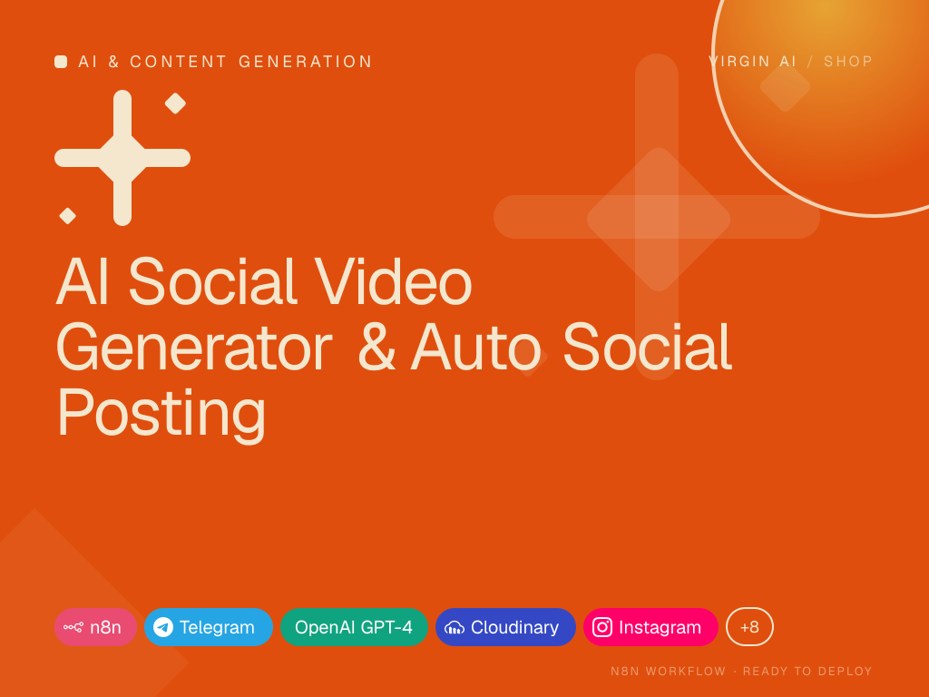 AI Social Video Generator & Auto Social Posting