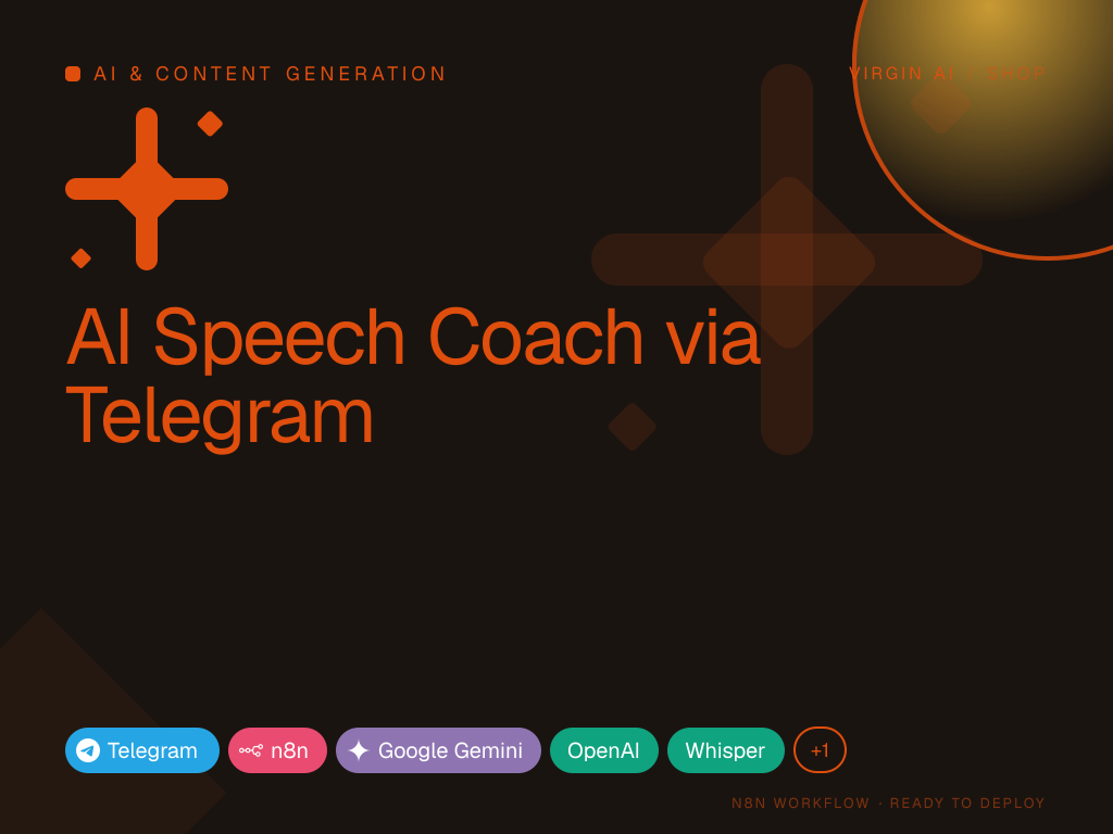 AI Speech Coach via Telegram