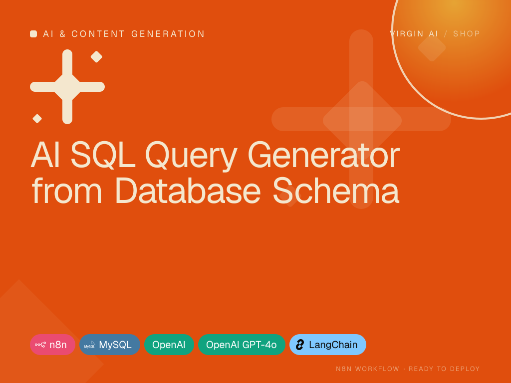 AI SQL Query Generator from Database Schema