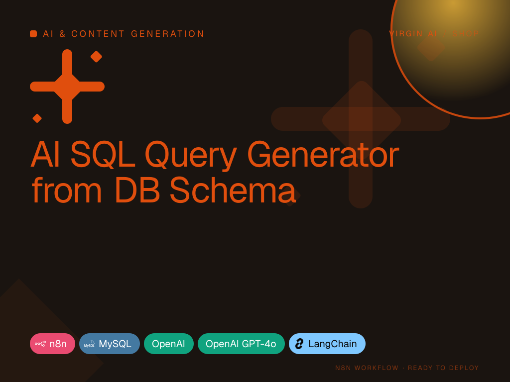 AI SQL Query Generator from DB Schema