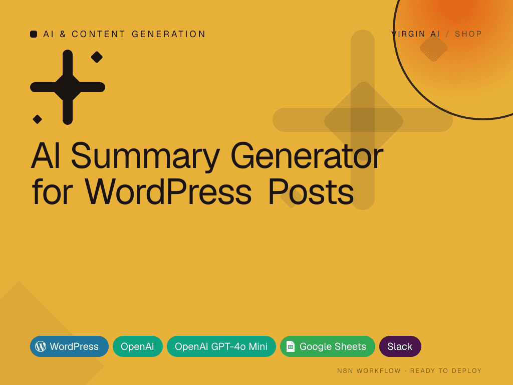 AI Summary Generator for WordPress Posts