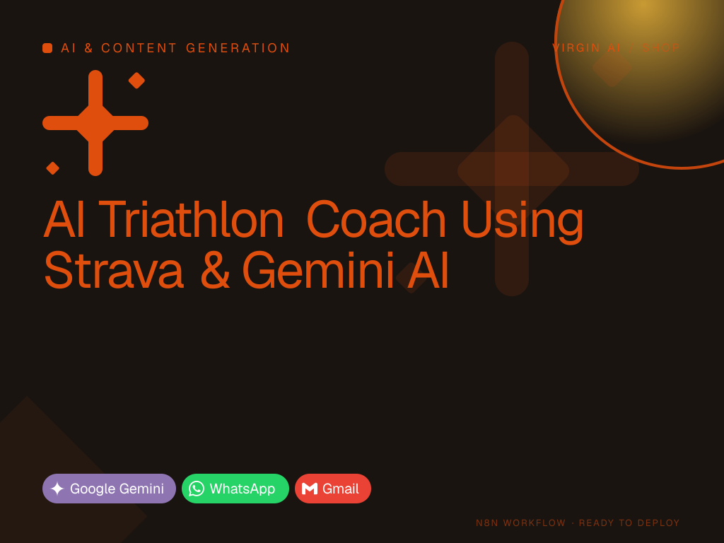 AI Triathlon Coach Using Strava & Gemini AI